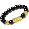 Joias de Obsidiana Natural Areia Dourada Pulseira Pixiu Contas de Dinheiro Masculina Pulseira de Contas de Buda Masculina Cavalheiros Avançados Brincadeira Atacado