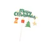 Borda de bolo de Natal da Coreia do Sul Urso da Coreia do Sul Decoração de bolo de cola macia Decoração de bolo Feliz Natal atacado