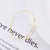 Pulseira de Aço Inoxidável Push-Pull Transfronteiriça Simples Ajustável Telescópica Galvanizada Versátil Pulseira Acessórios de Metal DIY Retrô