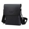 Bolsa de Ombro Masculina Couro polo Bolsa Masculina desejo Cross-border Factory Store Press Square Vertical Casual Viagem Bolsa Masculina Xadrez