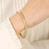 Pulsera al por mayor que no se desvanece para mujer, nicho senior antiguo, señoras, niñas, ins nuevo, sentido senior, acero de titanio