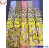 Material para vestido de noche bordado fondo grueso flor grande 3D malla transparente vestido aplique tela de encaje bordado