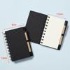 Bloc de Notas de Papel Kraft Transfronterizo con Páginas en Blanco, Diseño de Cuaderno Espiral, Impresión de Logotipo Personalizado, Personalización de Cuadernos al por Mayor