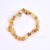 Pulsera de grava de cristal natural griego transfronterizo de Amazon ágata jade pulsera de piedra irregular joyería al por mayor