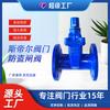 Válvula de compuerta antirrobo con cierre de sellado suave, brida de hierro dúctil, fabricante de válvulas de compuerta, Tianjin FDZ45X-16Q