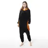 Pijama transfronteiriço masculino e feminino flanela desenho animado peça única pijama estoque animal dinossauro casais masculino e feminino roupas de casa atacado