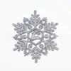 Suministros de Decoración para Ventana de Barra de Habitación de Navidad de Amazon Decoración de Árbol de Navidad Copos de Nieve Largos Transparentes