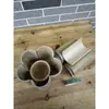 Tubos de bambu amarelo secos ao sol telhas de bambu decoração de cena arranjo floral criação ambiental peças de tubo de bambu adereços para eventos de casamento ornamentos