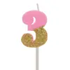Velas Digitales de Cumpleaños Color Rosa Elegante de 7 Colores Velas Digitales para Pastel Decoración de Ambiente Fabricante Fuente Mayorista