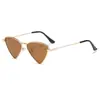 Gafas de Sol para Niños Estilo Europeo y Americano Triángulo Punk Metal Espejo de Príncipe Populares para Transmisión en Vivo Niños y Niñas Estilo Callejero