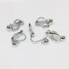Aretes DIY Accesorios de Joyería Clip Triangular Clip para Oreja Diadema de Cuentas Onduladas Colgantes Aretes sin Perforación Hechos a Mano para Cambiar el Estilo Nacional