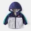 Abrigo de terciopelo con capucha para niños otoño e invierno ropa para niños cortavientos sudadera con capucha gruesa para bebé abrigo coreano para niños marea al por mayor