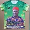 Camiseta Blanca Pura de Campaña Presidencial Africana Ropa Electoral Camiseta 100% Poliéster Sublimada Personalizada para Eventos Grandes t Personalizada