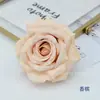 Flores de Rosa Floco de Neve Estilo Europeu 10cm Rosas com Diamante Sintético Pacote de Material para Arranjo de Flores de Parede de Fundo de Casamento Caixa de Flores com Flores