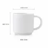 Tazas al por mayor Patrón de impresión de logotipo Foto Tazas de café DIY Tazas de moneda de cobre Tazas de leche y agua Caja de regalo Tazas de cerámica