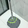 Mopa de Doble Uso Seco y Húmedo Manos Libres, Mopa Autoescurrible, Mopa Tradicional Grande para el Hogar, Mopa de Algodón, Mopa Absorbente