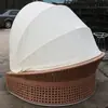 Cama de Exterior, Cadeira de Salão, Pátio de Jardim, Sofá Ninho de Pássaro, Praia ao Ar Livre, Varanda, Piscina, Cama Redonda Grande Preguiçosa para Exterior