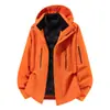 Chaqueta de Montañismo a Prueba de Viento e Impermeable para Pareja con Relleno Desmontable (Forro polar) Forro, Tres en Uno 0.05kg Juego de Piezas