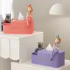 Menina da Apple lenço controle remoto armazenamento decoração moderno minimalista sala de estar corredor rack de TV decoração de casa