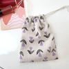 Corduroy mini bag cordão batom cosméticos viagem bolsa de armazenamento portátil das meninas chave bolsa de moedas