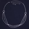 Cross-border New Fashion Joker Multi-layer Rhinestone Waist chain Europeu e Americano Bikini Crystal Belt Waist chain