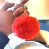 Chuangyi Lingshang Transfronteiriço 8cm Bola de Pelo de Coelho Rex Pingente Chaveiro de Bola de Pelo Pingente para Roupas Joias Atacado