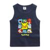 Colete Infantil Roupa de Verão Meninos Camiseta Básica 100% Algodão Moda Verão Meninas Roupa Externa para Bebê Camiseta Sem Manga