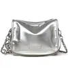 Bolso de Hombro con Textura de Diseño de Nicho 2024 Nuevo Bolso Cruzado Pequeño Versátil Bolso de Mano con Cadena de Moda