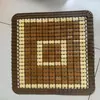 Cojín Transpirable para Asiento de Esterilla Cojín para Silla de Oficina con Computadora Asiento de Coche Verano Bambú Fresco para Mahjong Taburete de Estudiante Cojín Fresco para Asiento