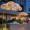 Luces de Paisaje con Forma de Nube para Exteriores, Luces LED Creativas con Nubes Fluyentes Brillantes para Proyectos de Iluminación en Zonas Escénicas, Parques y Barrios