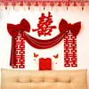 Nova Decoração Estilo Chinês de Carpas Decoração de Quarto de Casamento Estúdio de Fotografia Peixe Dourado Adereço de Fotografia Peixe Carpa Vermelho Pendurado na Parede