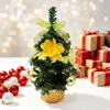 Árvore de Natal de Mesa 20cm Decoração de Natal Decoração de Vitrine de Loja Árvore de Natal de Flor Artificial Novo Produto 2026