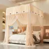 Mosquitero de pie para dormitorio en casa, Nuevo modelo 2026, Mosquitero con postes reforzados y engrosados, Malla anti-mosquitos encriptada para camas de 1.5m