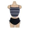 Traje de Baño de Dos Piezas de Punto sin Tirantes de Cintura Alta Estilo Coreano Nuevo Verano 2026 para Mujer, Venta al por Mayor de Trajes de Baño de Alta Gama