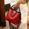 Bolso de Cuero Genuino para Mujer, Moderno y Único, Bolso de Cuero Suave de Gran Capacidad, Nuevo Estilo 2022, Moderno y Versátil, Bolso de Hombro, Bolso Balde de Axila