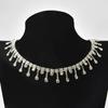 Corrente de strass em forma de borla mais vendida, corrente soldada, corrente de strass, corrente de garras, acessórios de vestuário, acessórios de diamante DIY