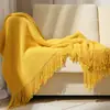 Manta para sofá funda de manta manta tejida de piña manta para siesta en la oficina manta para aire acondicionado manta de frijol manta