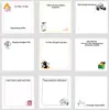 Notas Adhesivas de Dibujos Animados de Venta Caliente Transfronterizas, Bloc de Notas Retro Estilo Ins, Notas Adhesivas Creativas de Animales, Reutilizables y Desprendibles