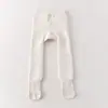 Leggings para Bebé Otoño e Invierno Nuevos Engrosados Cálidos Pantimedias para Niños Entrepierna que No Cae Color Sólido Lazo Pantalones Todo en Uno