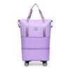 Bolsa de Viaje con Ruedas Super Gran Capacidad Bolso de Mano Bolsa para Equipaje de Estudiante Ampliada Extra Grande Rueda Universal de Liberación Rápida Bolsa de Cabina