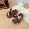 Pantuflas de Algodón para el Hogar Mujer Invierno 2026 Nuevo Estilo Haiqing Hogar Felpa Interior Doméstico Suela Plana Antideslizantes Pantuflas de Piel