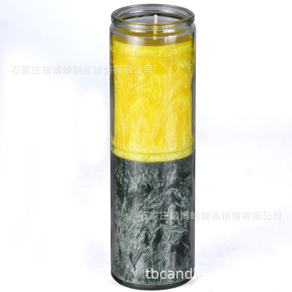 七天蜡烛黄绿