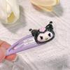 Primavera lindo caricatura pasador BB dulce pasador de pelo plástico transparente flequillo clip lateral accesorios para el cabello de niños venta al por mayor tocado mujer