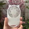 Mini Ventilador Portátil Orejas de Gato, Mini Ventilador USB Recargable, Regalo con Logo Impreso, Mini Ventilador de Mano al por Mayor