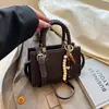 Bolso Pequeño de Diseño de Nicho para Mujer Estampado de Leopardo 2025 Nuevo Moda Japonesa y Coreana Bolso de Hombro Tejido de Mano Cruzado Bolso Cuadrado Pequeño