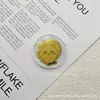 Esquilo Voador Sorridente Ouro Puro 999 Adesivo de Telefone Adesivo Dourado Usachi Xiaoba Adesivo de Caderno Venda Quente no Atacado