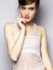Top de tubo anti-exposición de fibra de bambú con tirantes, espalda de belleza mariposa, sexy, con encaje de diamantes, camiseta interior ajustada, para mujer, pecho envuelto