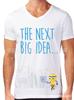 Camisetas Masculinas de Algodão de Alta Qualidade Gola V Tecido Penteado Camiseta Lisa de Manga Curta Gola V