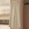 Mamá 2026 Pantalones Rectos de Verano Nuevos Elegantes Versátiles Largos Pantalones Casuales Sueltos para Mujeres de Mediana Edad y Mayores Abuela