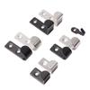 Gancho de acero inoxidable sin perforaciones, gancho individual, gancho para ropa, gancho para cocina, baño, puerta de inodoro, gancho trasero